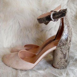 Lauren‎ Conrad snake hydrangea heels